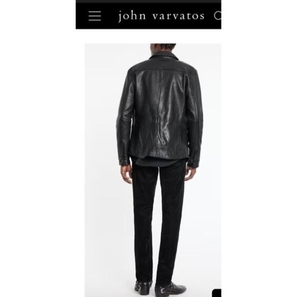 John Varvatos Bowery Slim Straight Jeans In Eclipse Size: 32 - Picture 4 of 14